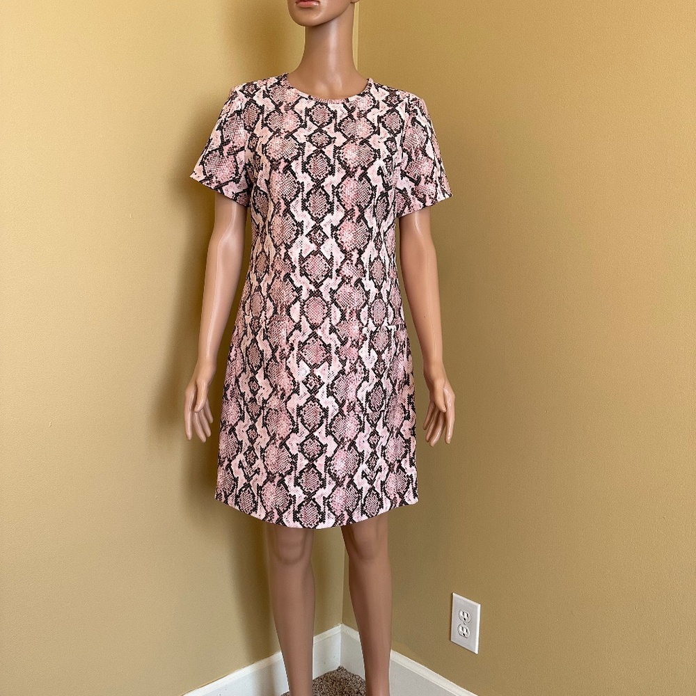 Michael Kors Animal Print Dress, Size  S